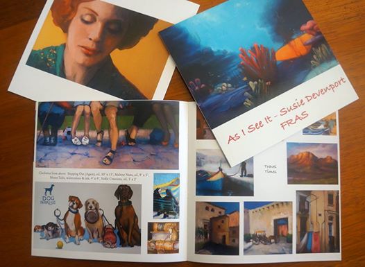 Susie Devenport's "As I See It" Soft covered book 20cm x 20cm of her recent exhibition with all 82 paintings in full glossy colour - $20