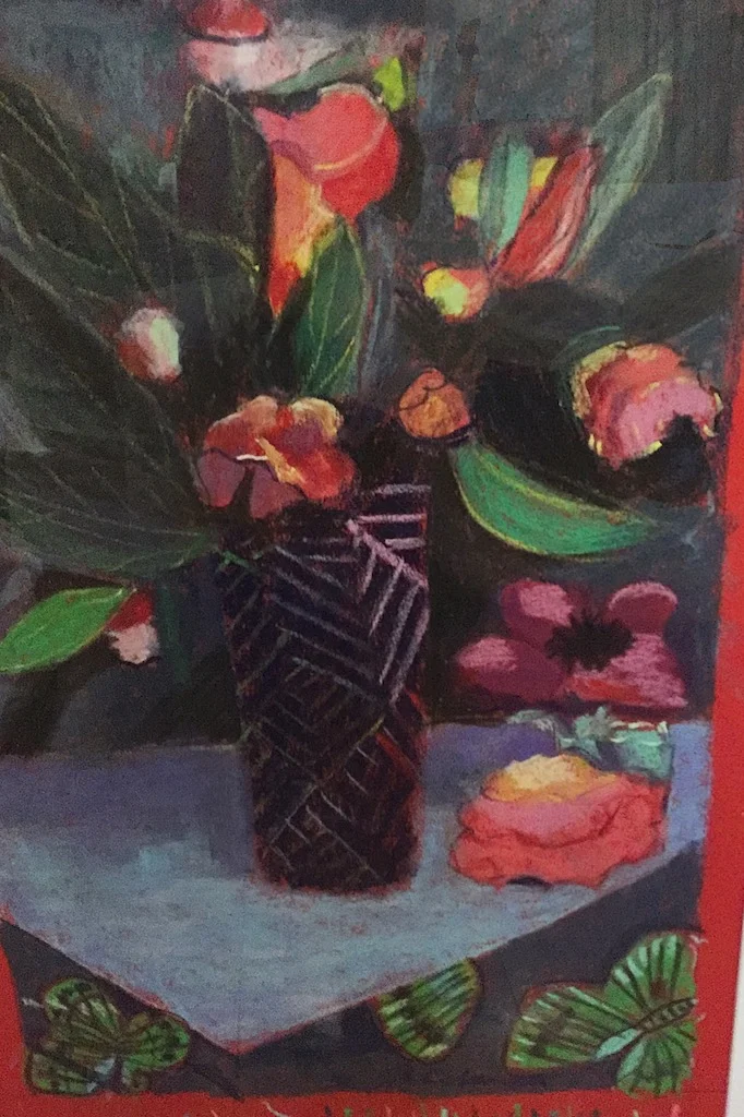 Fallen Camellia in Art Deco