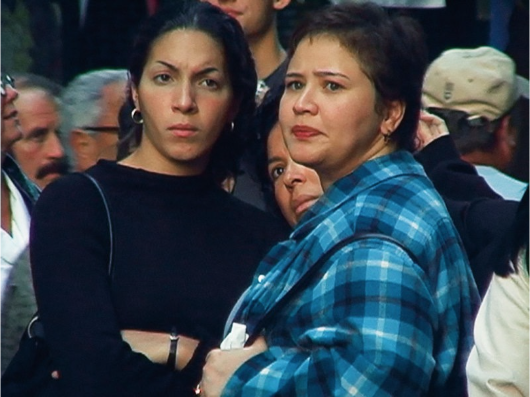 Laura Poitras (b. 1964), still from O’Say Can You See , 2001/2016. Two-channel digital video, color, sound. Whitney.org