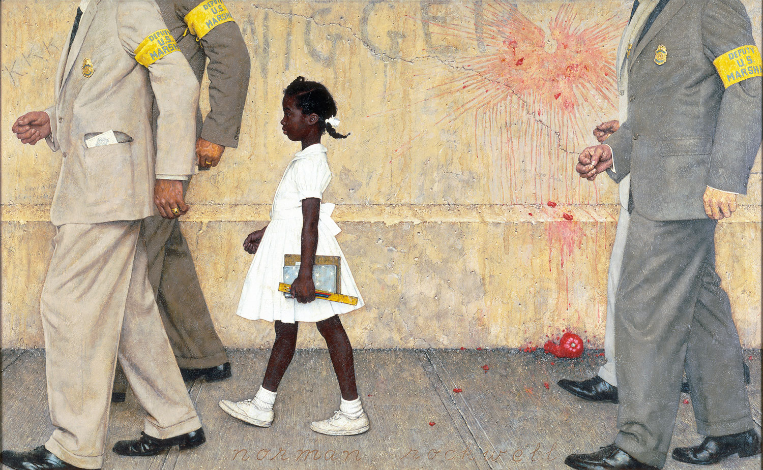 Normal Rockwell’s The Problem We All Live With (1963)
