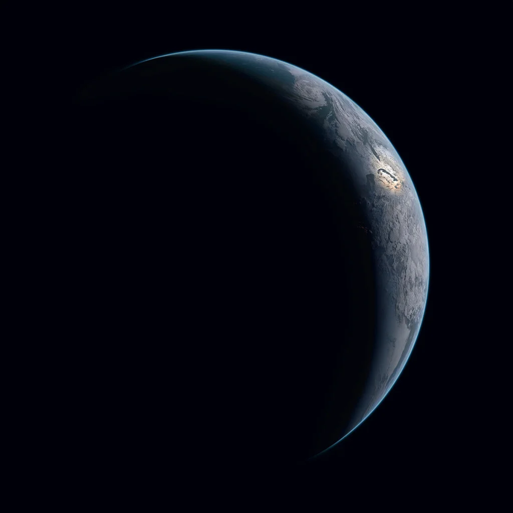 La tierra con el caribe iluminado. 18 de mayo de 2015