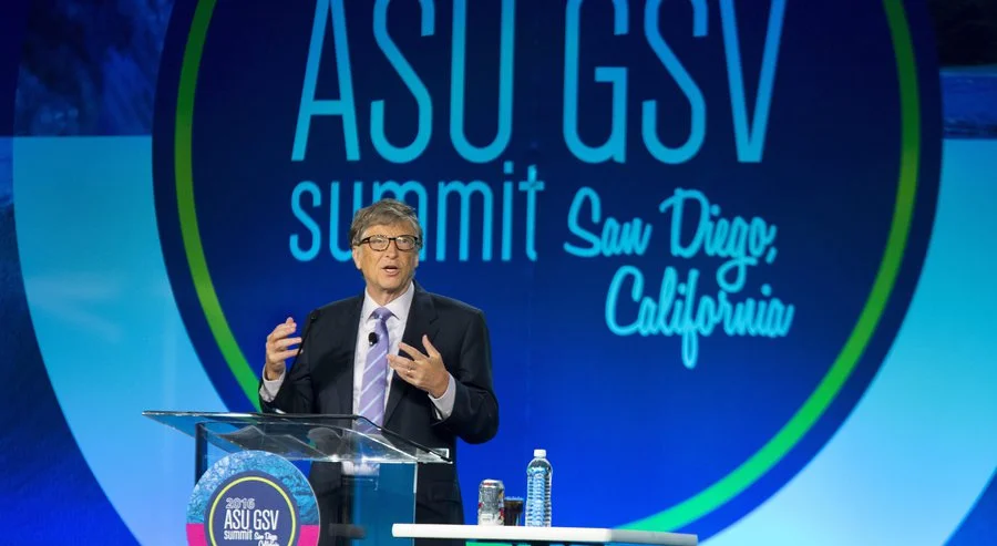 Bill Gates en el ASU GSV Summit en San Diego, California