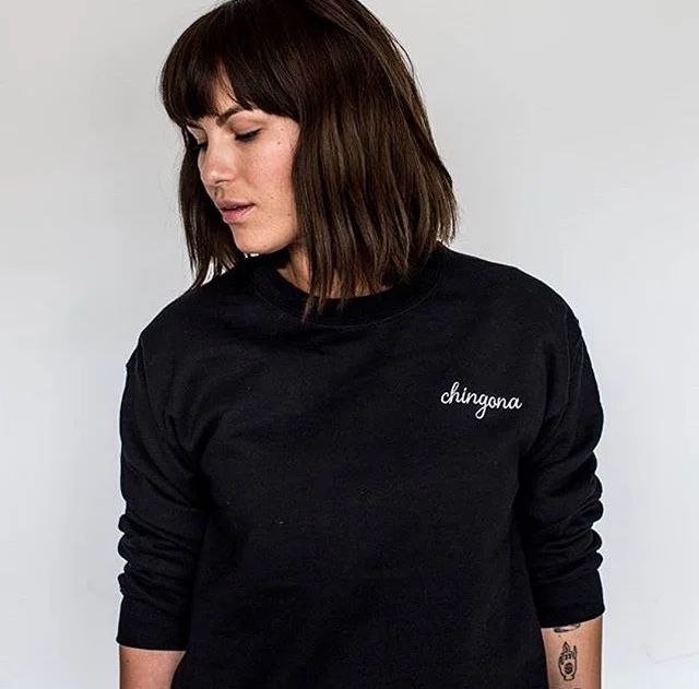 Sudadera Chingona de Romina Sacre
