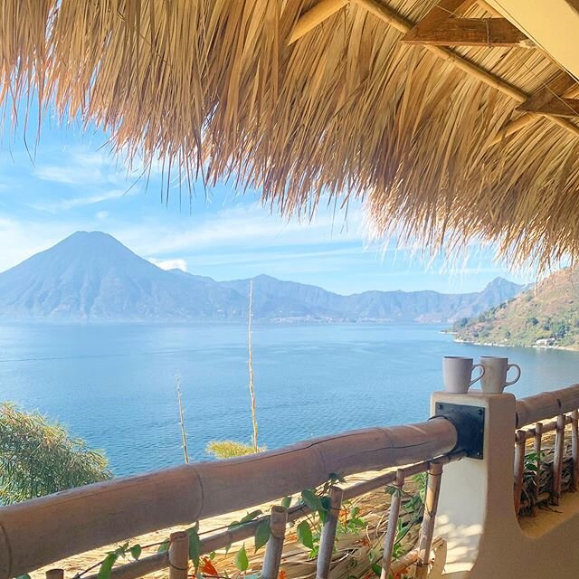 Dreamy mornings on Lake Atitl&aacute;n ☕️ &bull;
&bull;
&bull;
A perfect setting to set intentions for the new year. Here are some of mine, and I would love to hear yours!
✨be a more present and devoted wife, daughter, sister, friend and medical prov