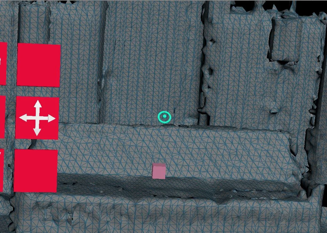 Wireframe plus diffuse lighting