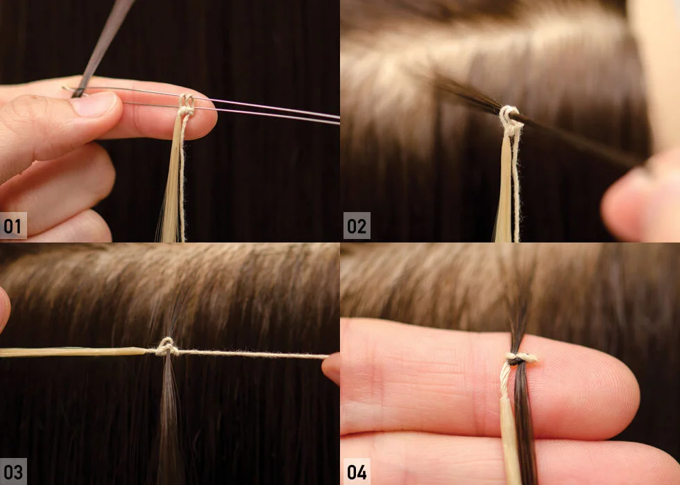 hair extensions string