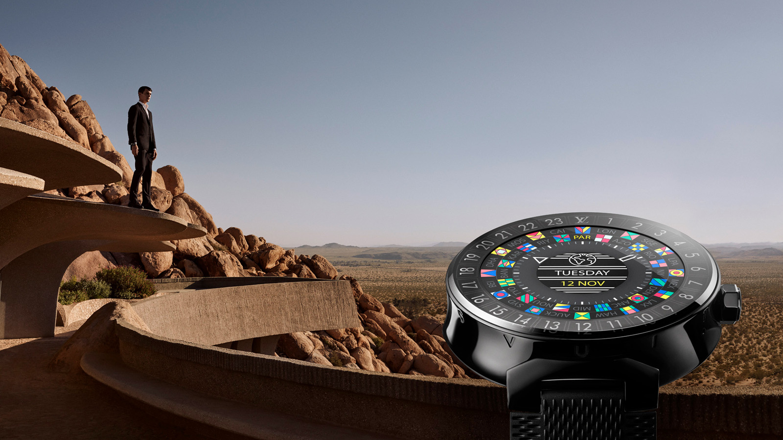 Louis Vuitton Watch Tambour Horizon V1 Digital Smart Watch Excellent