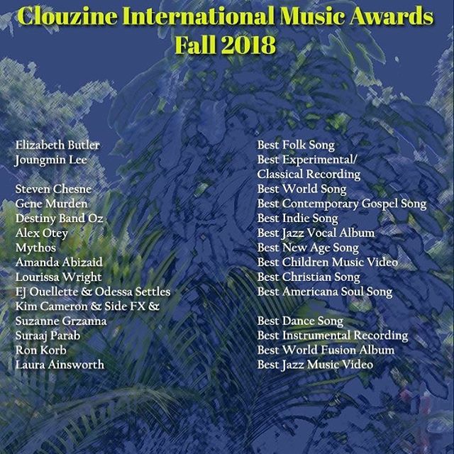 I&rsquo;m in great company! Congrats all🤗 #wakingsleepingmaggy #Grammy61 #GrammyVoter #noreastamericanamusic #ejouellettemusic #IndieMusic #clouzinemagazine #clouzineinternationalmusicawards