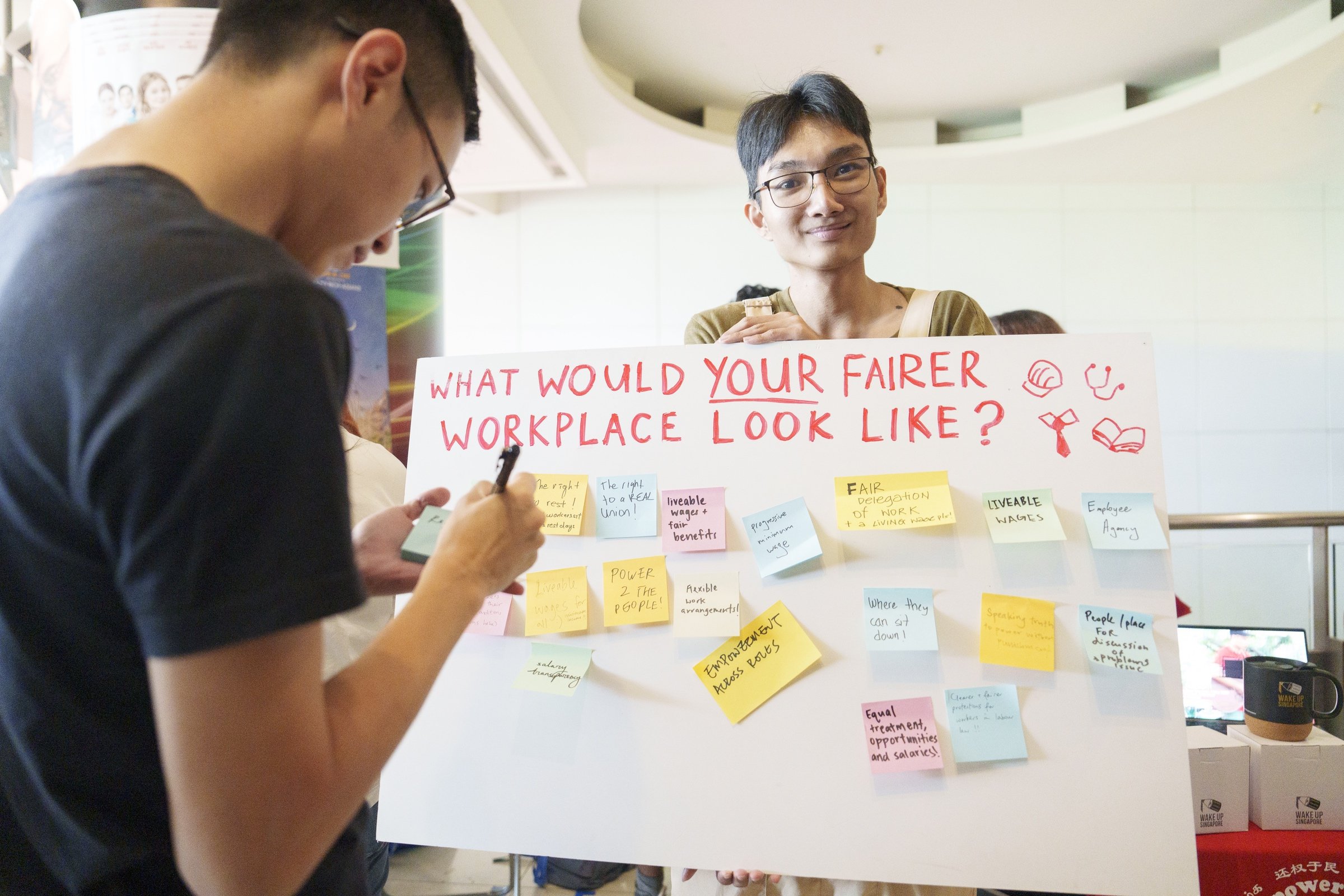  Workers Make Possible booth, Singapore Independent Media Fair, July 2023, Photo by Nicholas Yeo 