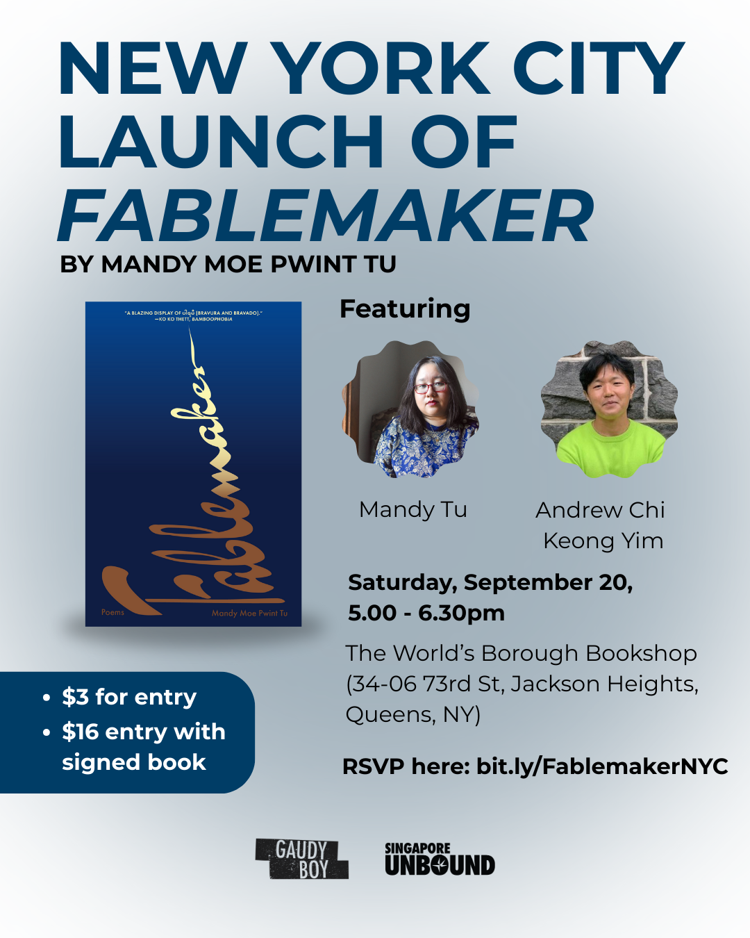 NYC Launch of FABLEMAKER by Mandy Moe Pwint Tu