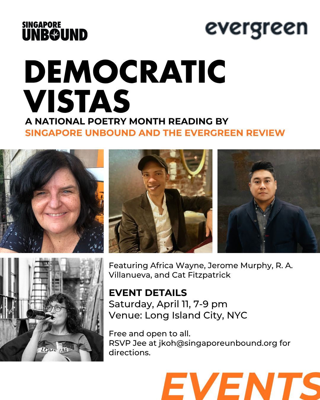 “Democratic Vistas”: National Poetry Month Reading