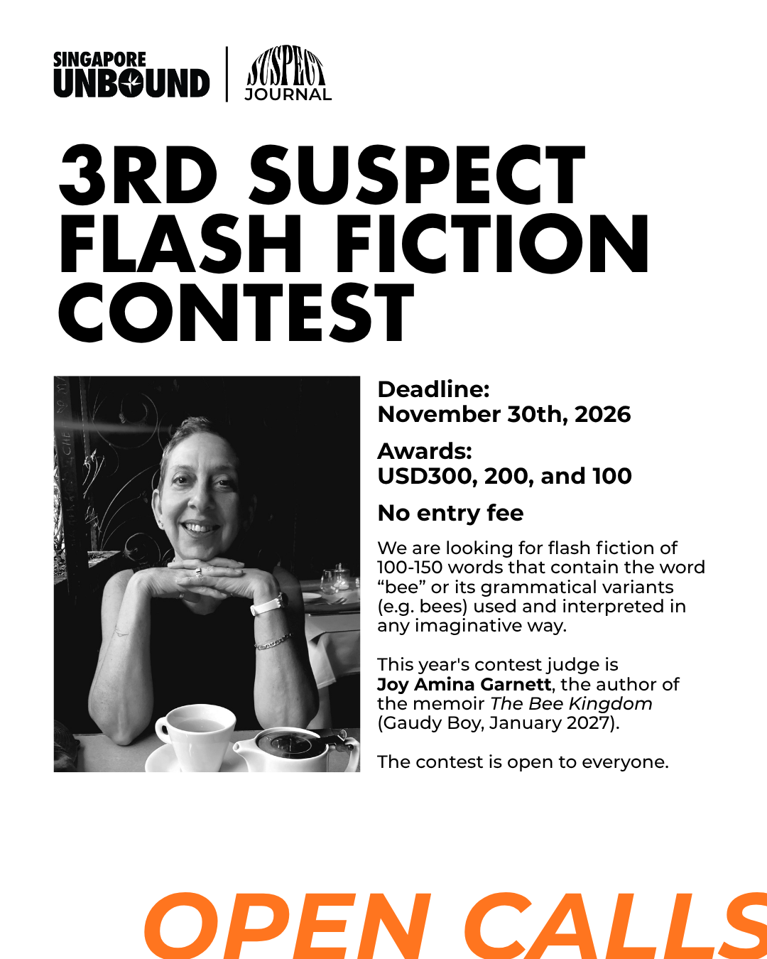3rd SUSPECT Flash Fiction Contest