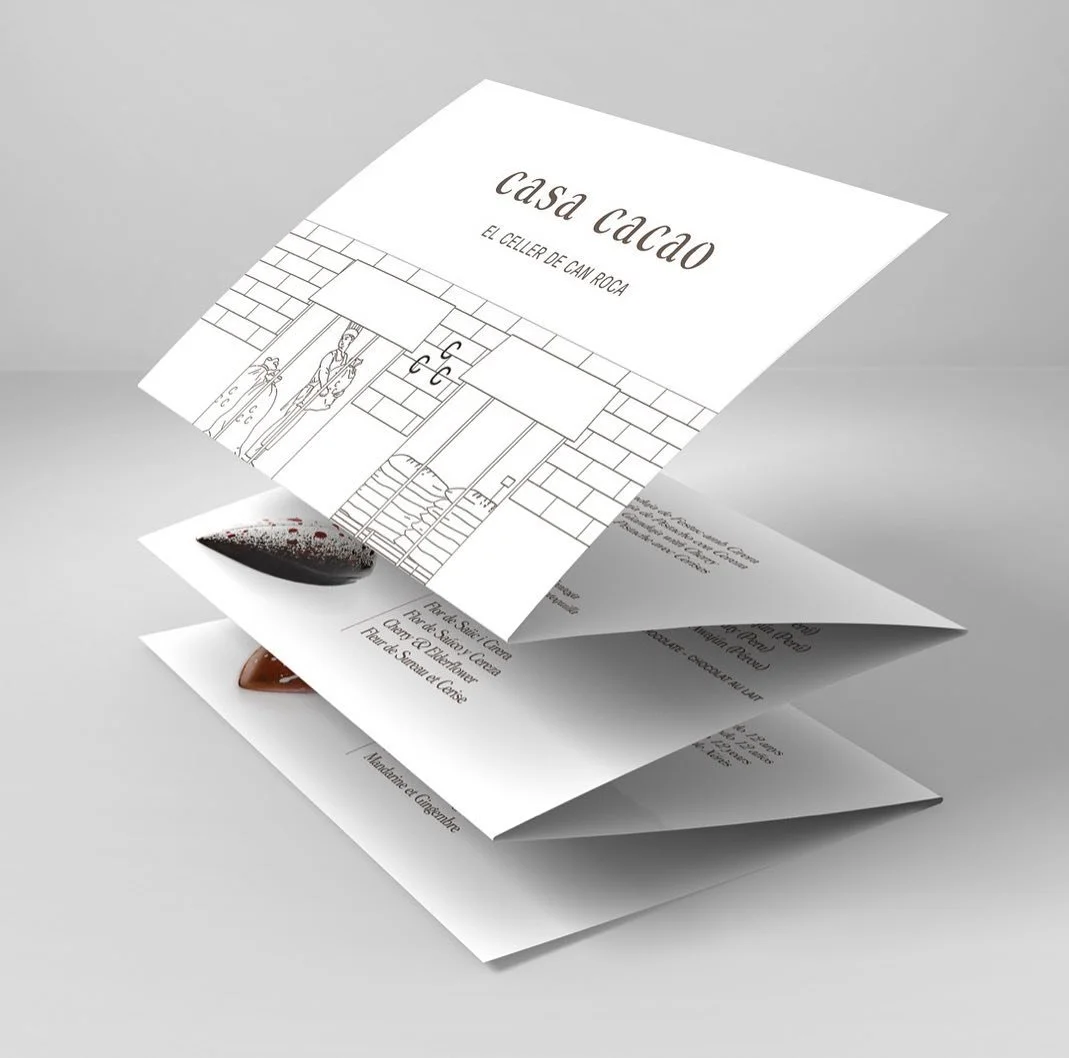 Feines velles. Cat&agrave;leg en miniatura per a les capses de bombons de Casa Cacao