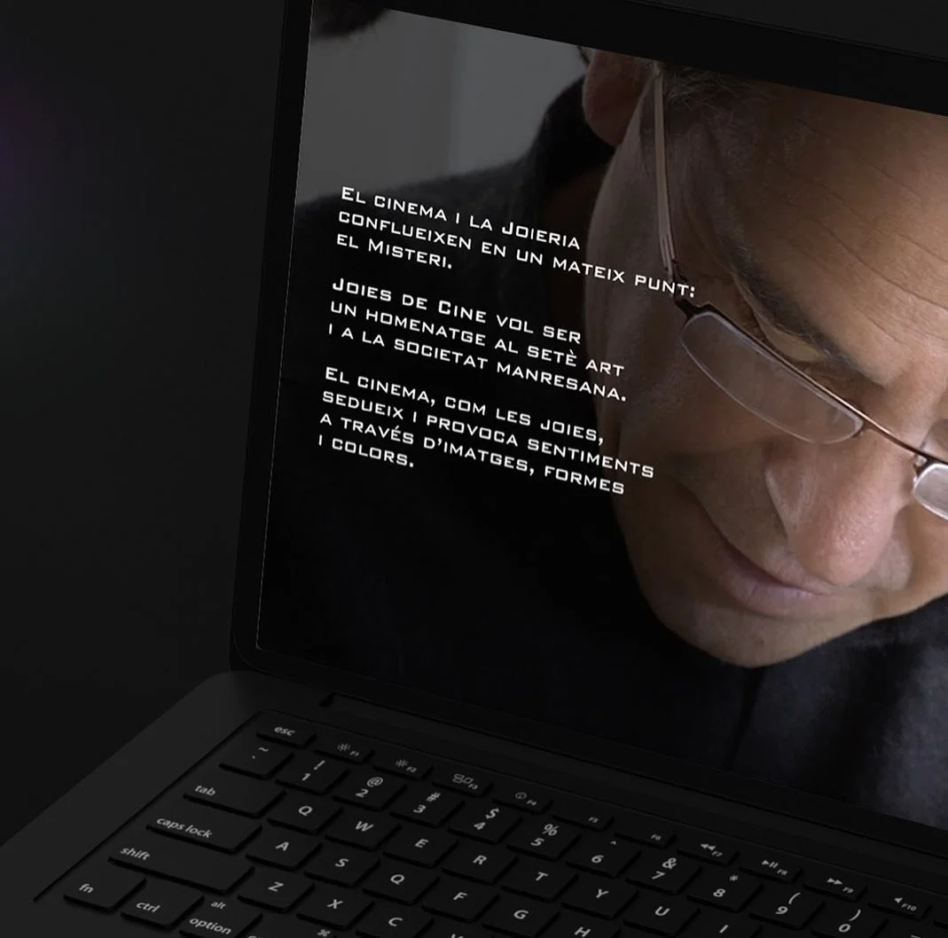 Feines velles. V&iacute;deo documental &ldquo;Majoral. Joies de cine&rdquo; per a la presentaci&oacute; d&rsquo;una col.lecci&oacute; de joies d&rsquo;Enric Majoral inspirades en pel.l&iacute;cules. 2009, Festival Internacional de Cinema Negre de Man