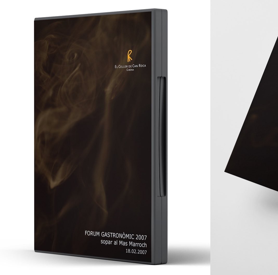 Feines molt velles. CD-Rom (si, cd-rom&hellip;) del sopar d&rsquo;El Celler de Can Roca a Mas Marroch. F&ograve;rum Gastron&ograve;mic de Girona 2007.
