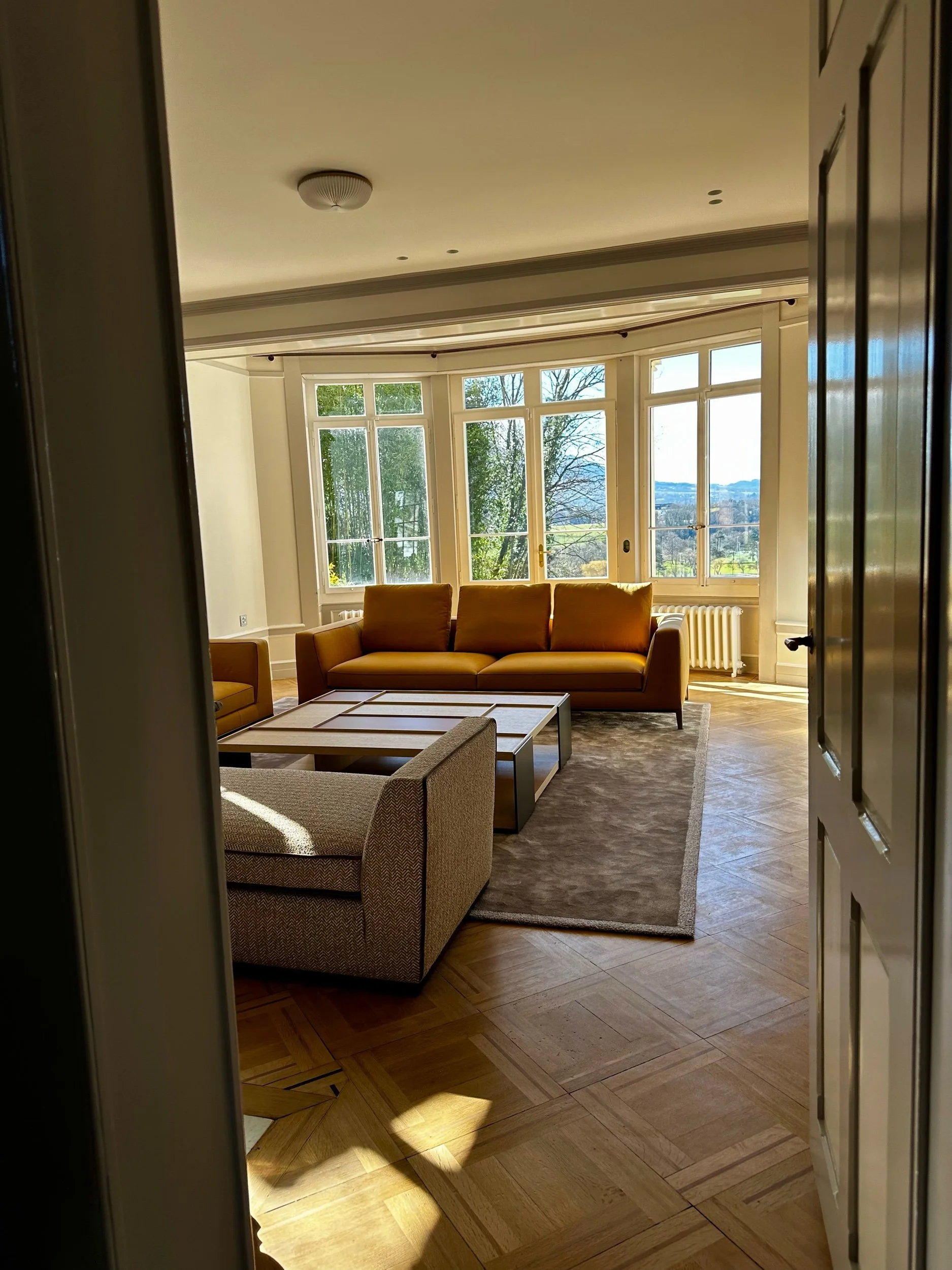Sofas and coffee table by B&B Italia