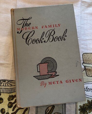 1961 The Modern Family Cookbook Cook Book by Meta Given Copyright 2nd  Edition