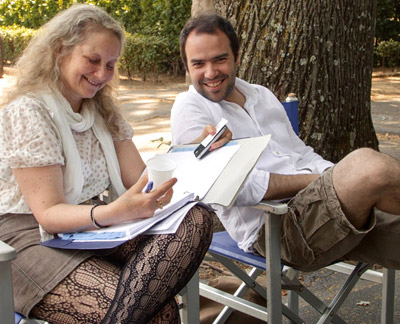 Alessandro Penazzi, with Wendy Blackstone