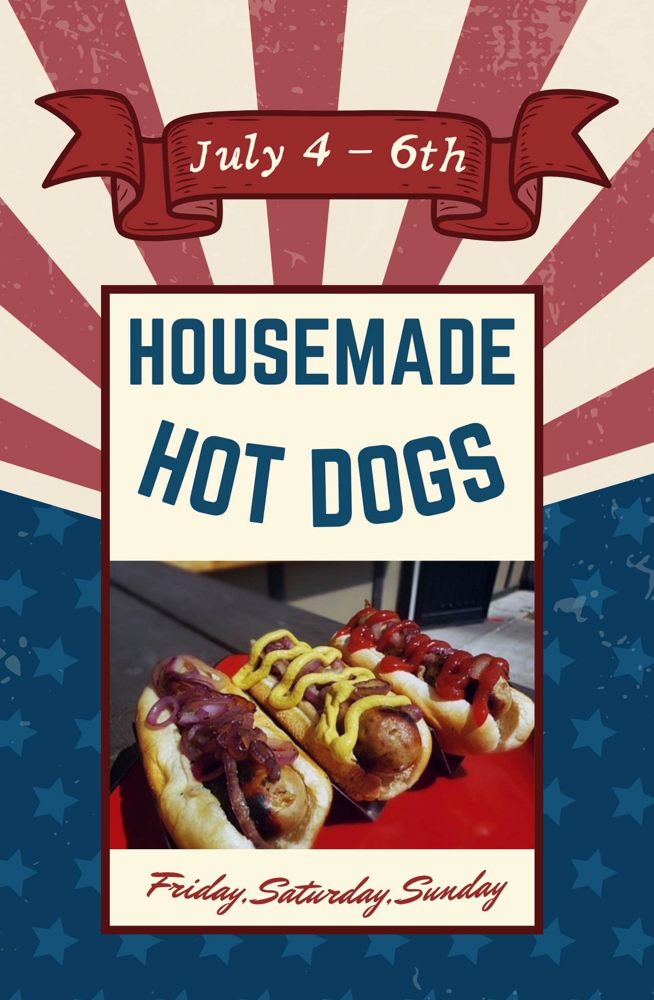 Housemade Hot Dogs for Independence Day Weekend