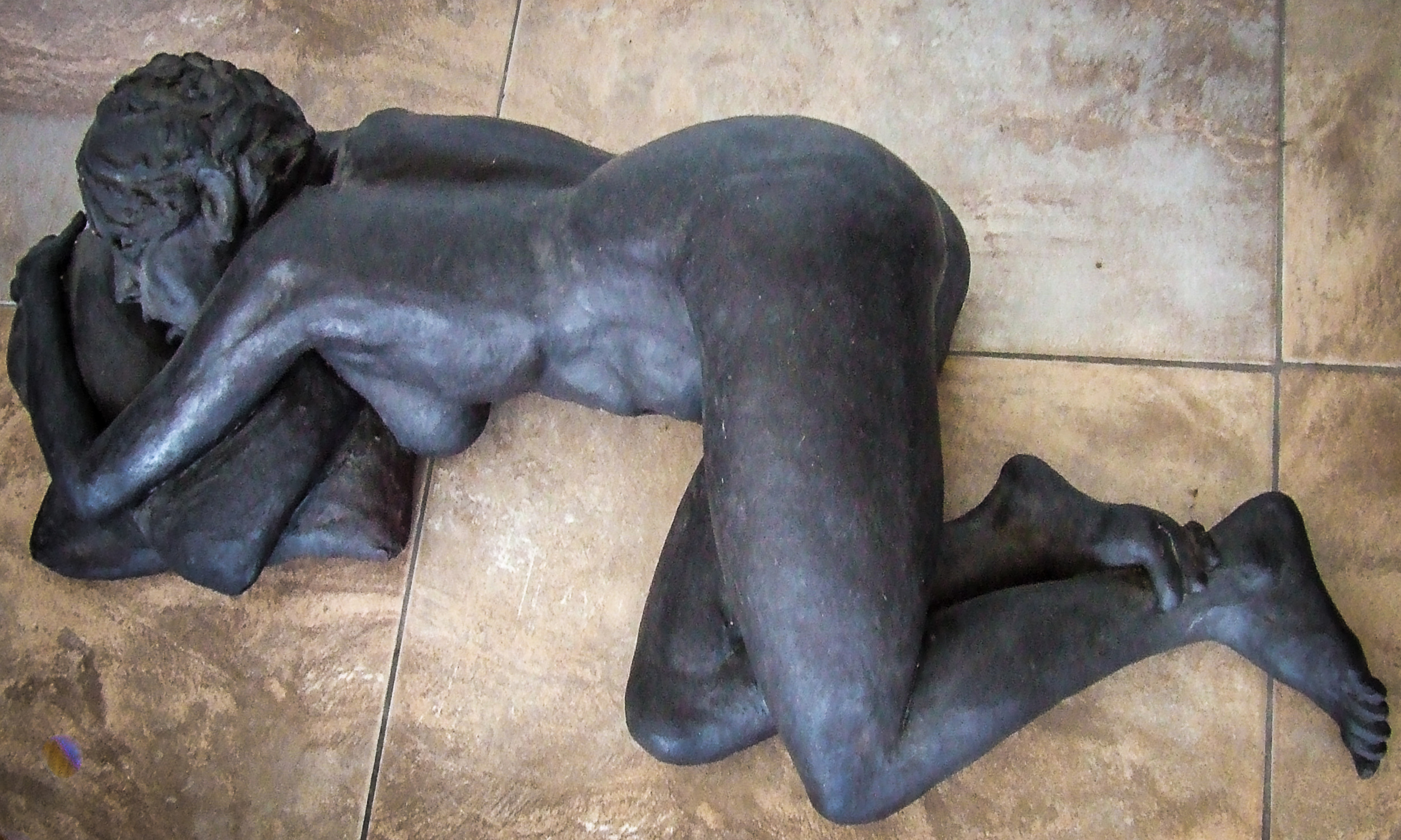 Clay is a very sensual material, everybody knows this, but it took me a long time, years, to become quite comfortable showing people the female figures I made from clay, since most of them are obviously, if at some remove, not unconnected with desire. I had made a number of pieces based on Greek/Roman originals but only very gradually was I able to work more freely.