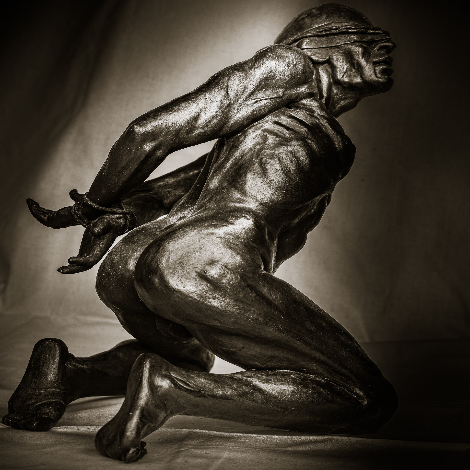 Like many sculptors, I have been influenced by other work, other traditions. A number of my pieces are based, for example, on ancient Greek prototypes. Following a visit to Kajuraho in India I made images deriving from the temple sculpture there. Ph