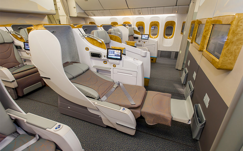 Boeing 777 Emirates Business Class