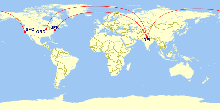courtesy Great Circle Mapper