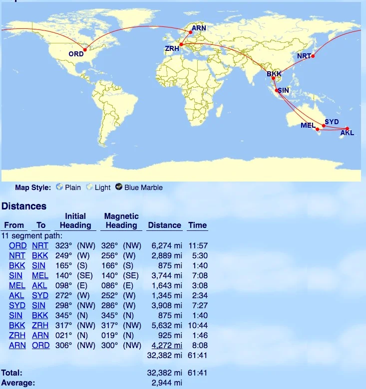 courtesy Great Circle Mapper