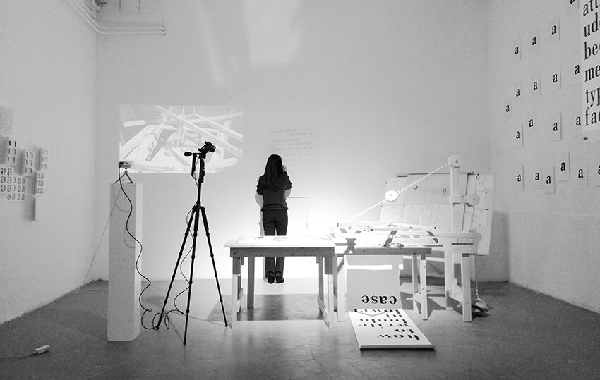 When Attitudes Become Typeface 4bid Gallery, Amsterdam, 2017
