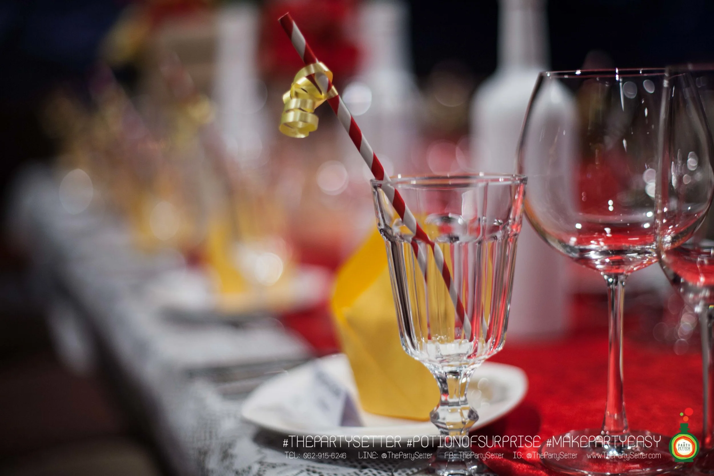 Yellow Red Theme — THE PARTY SETTER บริการรับจัดปาร์ตี้ รับจัดงานอีเว้นท์