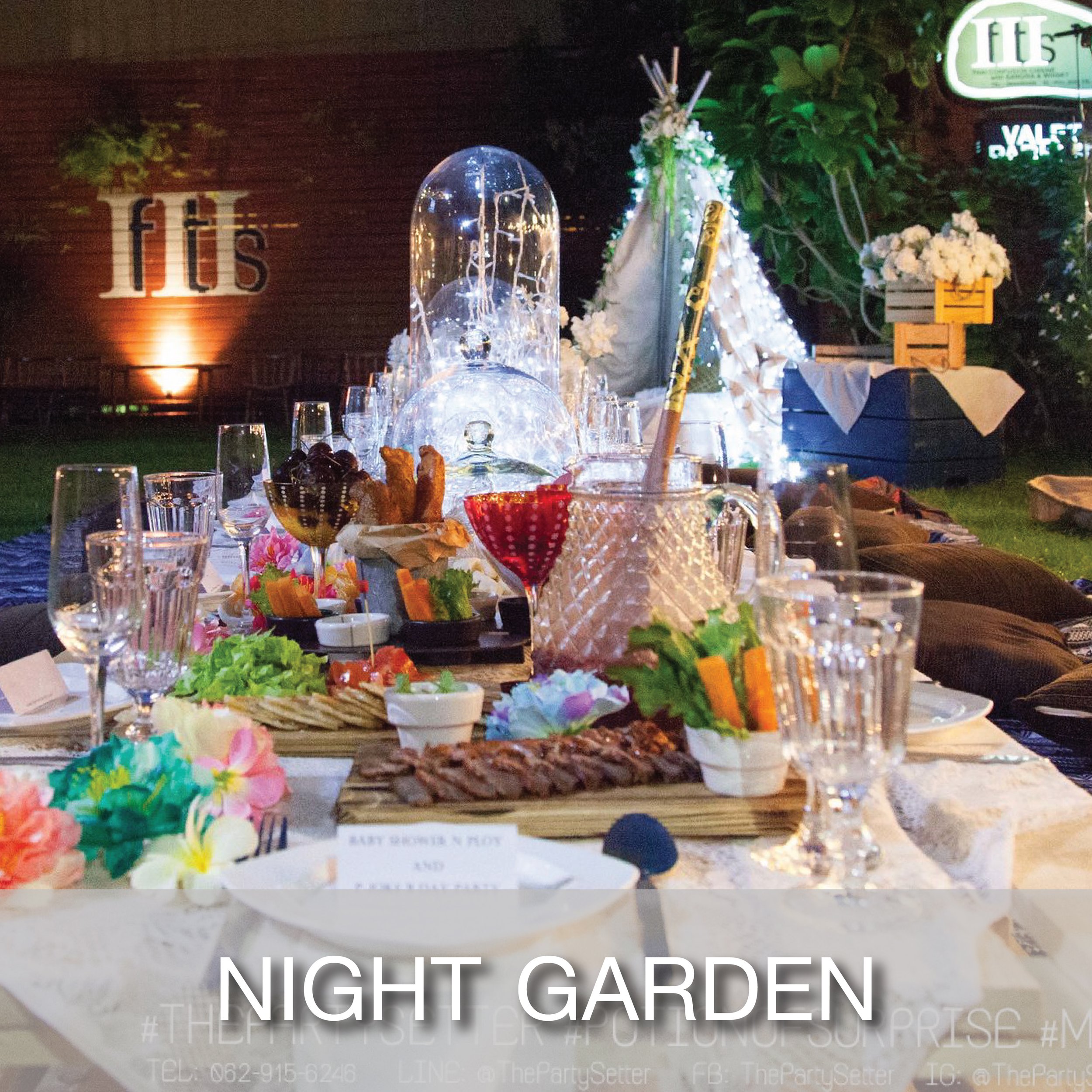 Night Garden Party Theme