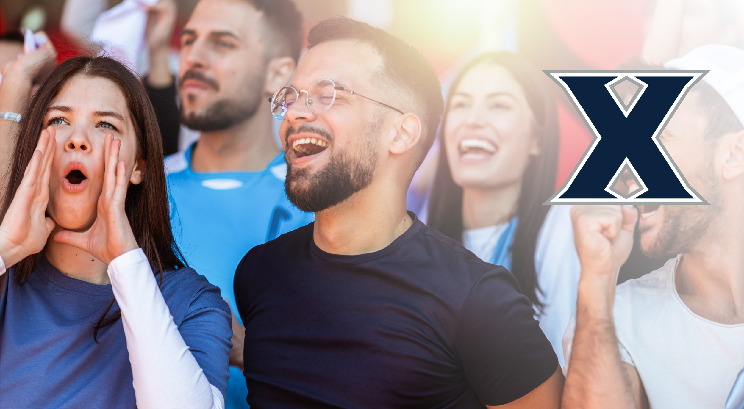   Xavier University Athletics    All for One and One for All   LOGO | MEDIA GUIDES | MERCH &amp; UNIFORMS | MARKETING MATERIALS | WEBSITE ELEMENTS | PROMOTIONAL MATERIALS | PHOTOGRAPHY 