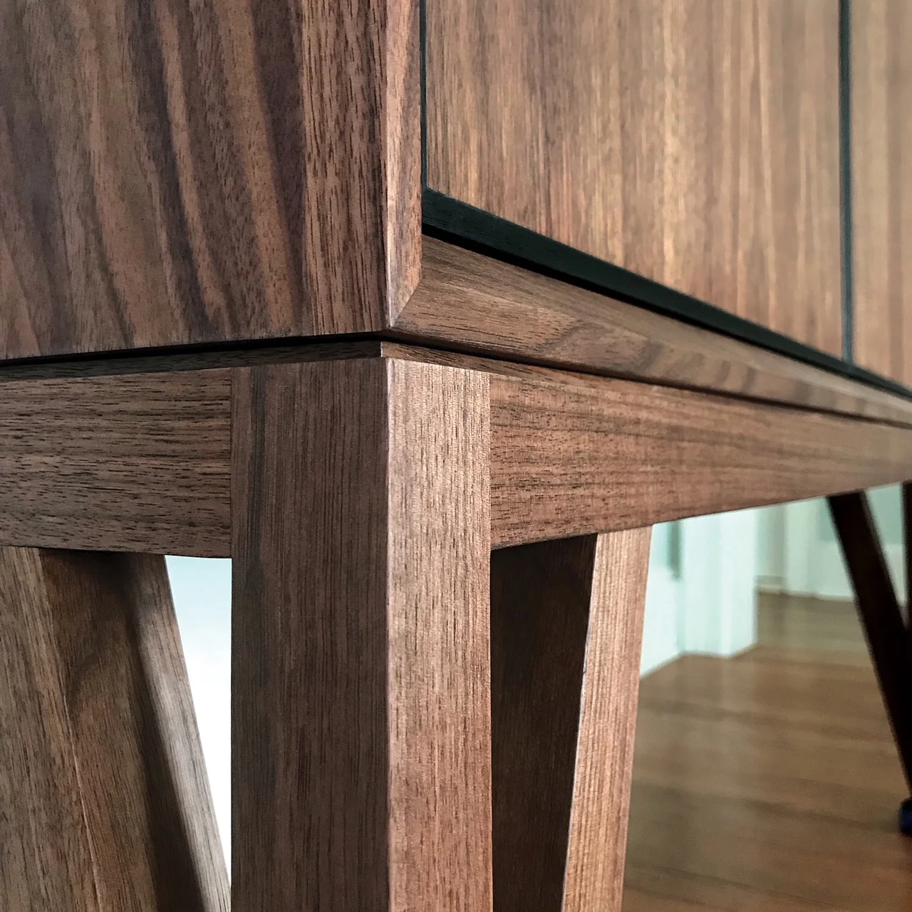 Walnut Liquor Cabinet Keith Johnson Custom Woodworking