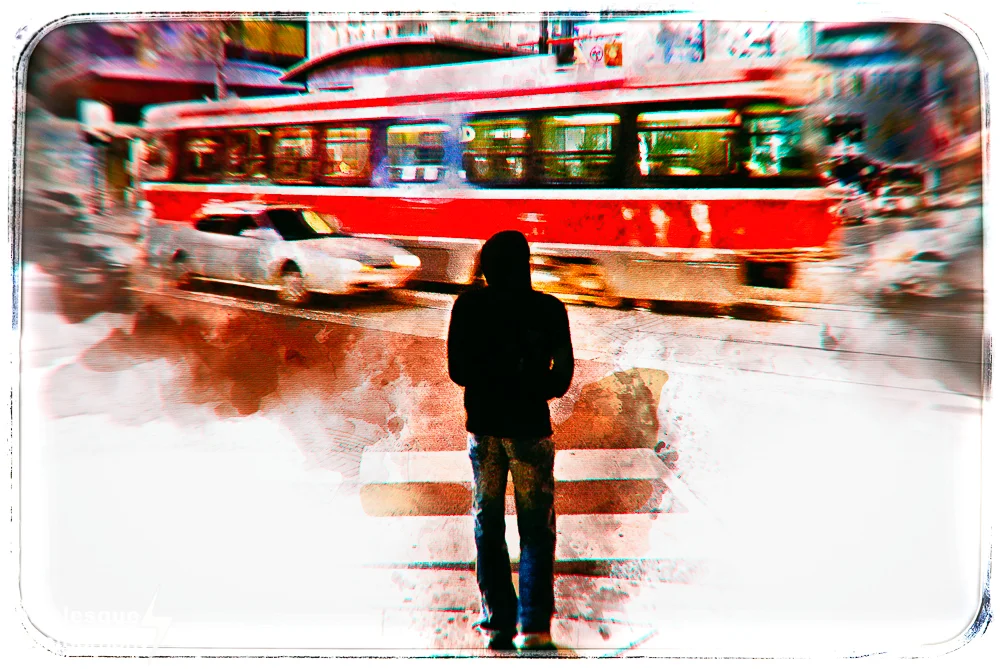 Into the Night - in watercolour
