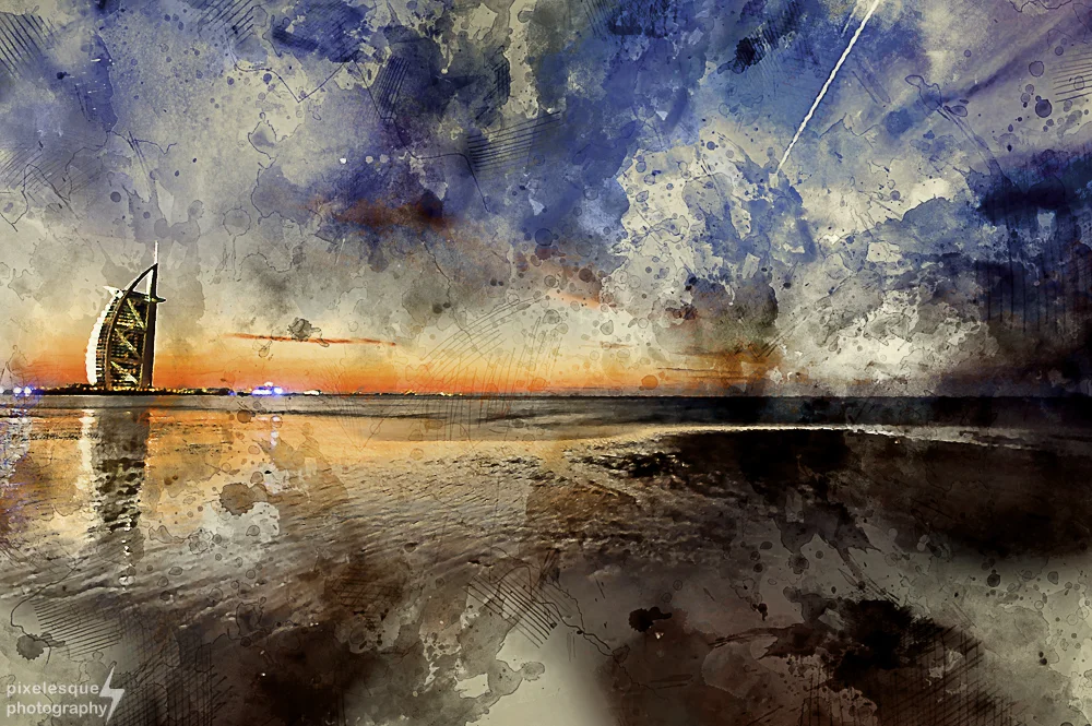 These Painted Shores - in watercolour