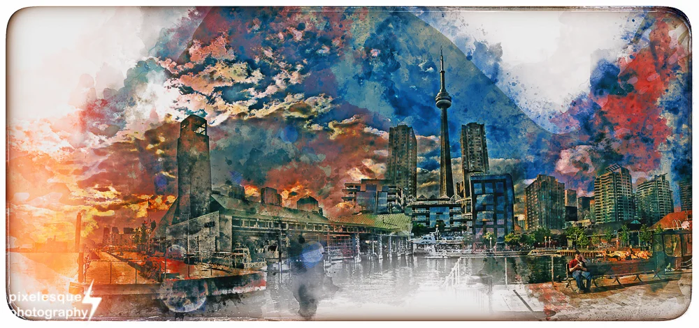 All Along the Waterfront - in watercolour
