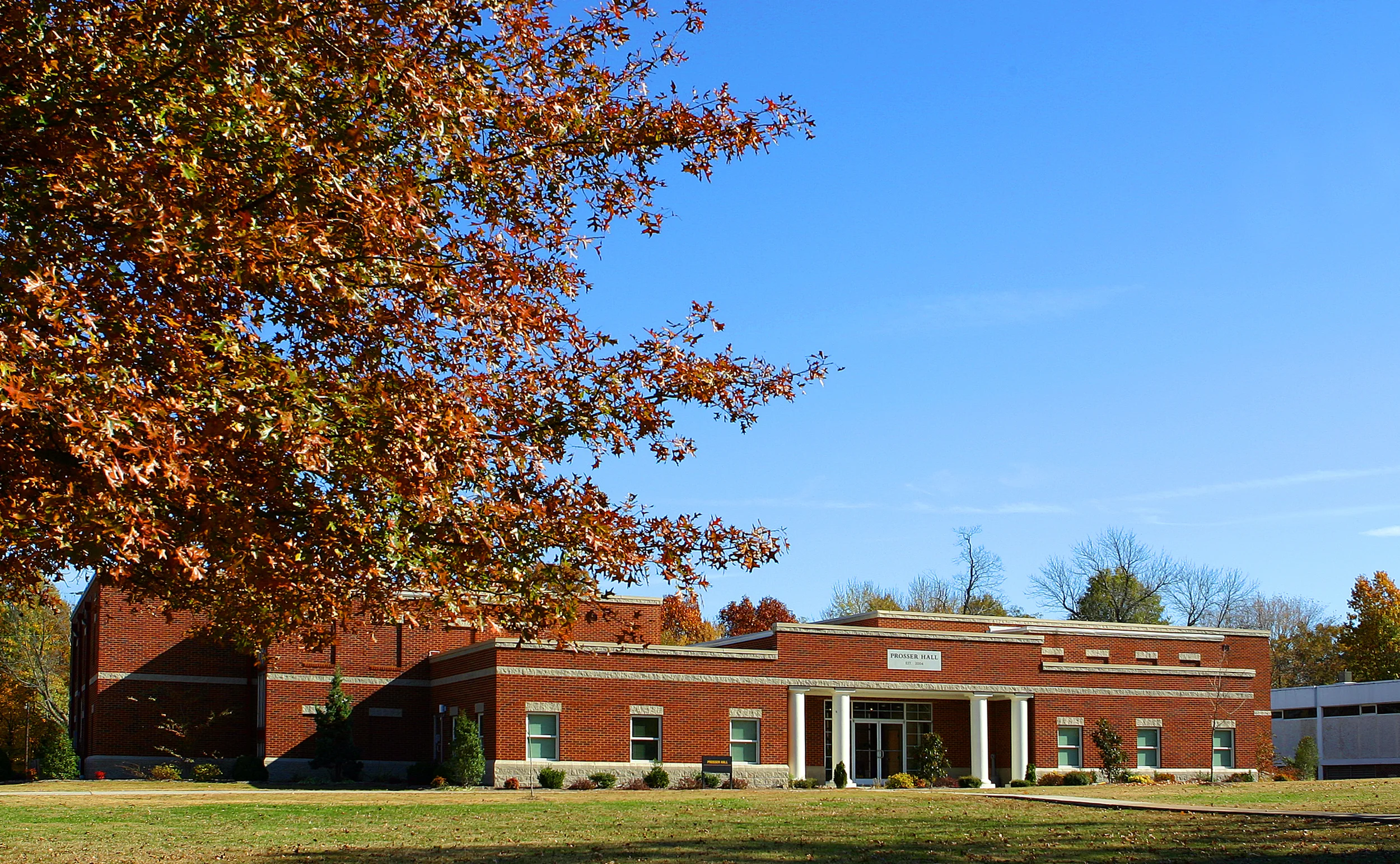 prosser hall, bethel university, student living