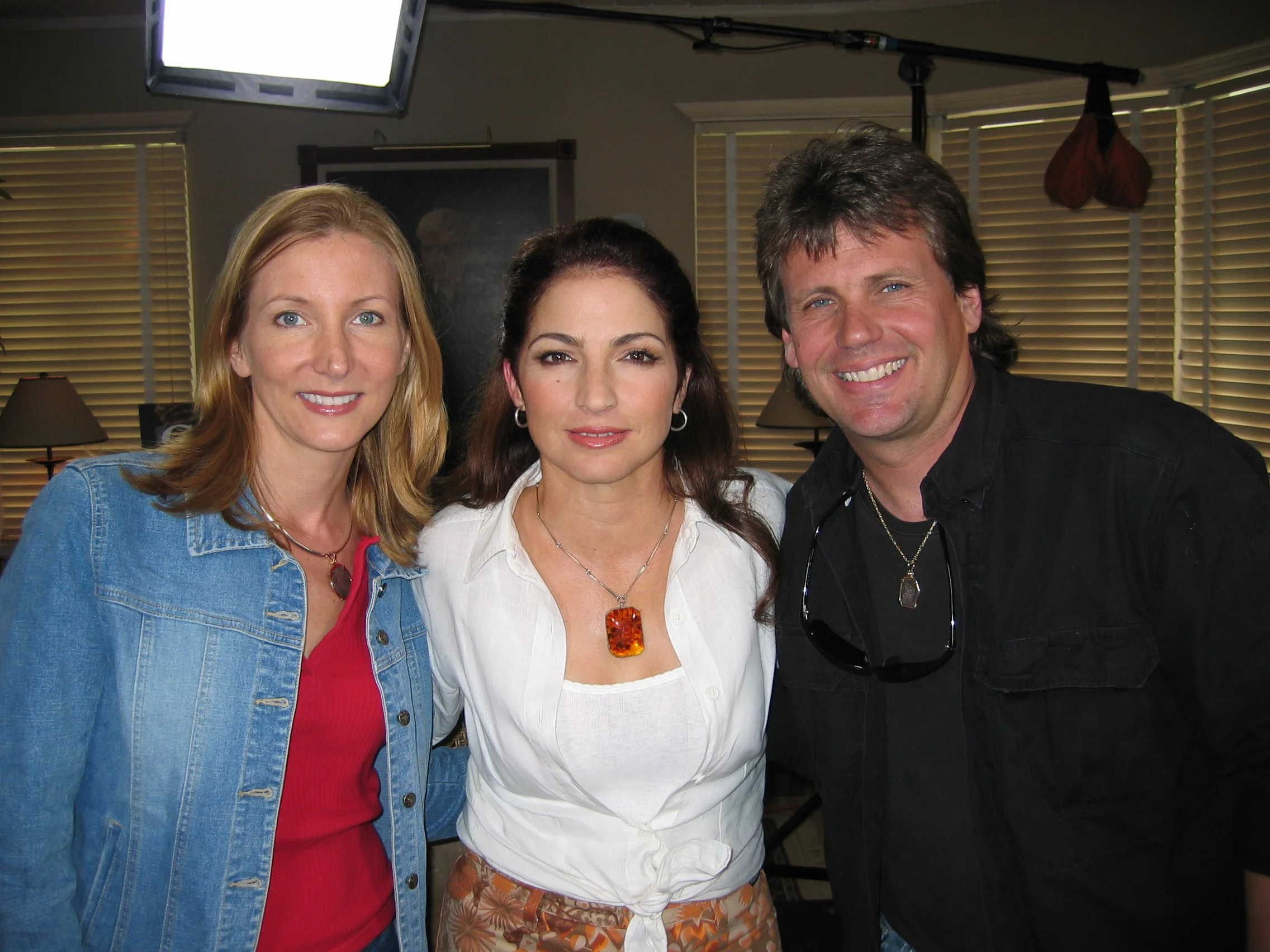 With Gloria Estefan