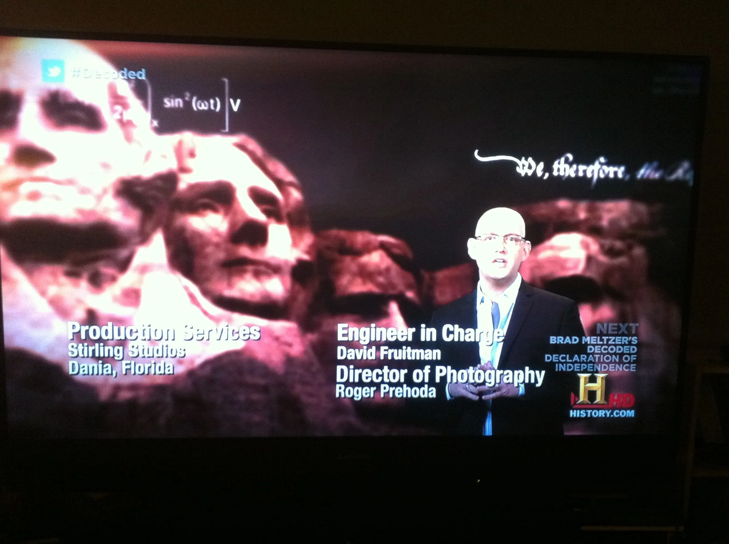 History Channel - Brad Meltzer's Decoded