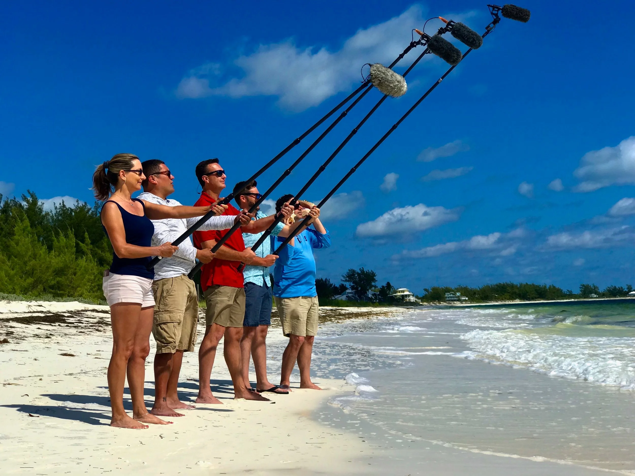 Boom Pole Fishing in the Bahamas