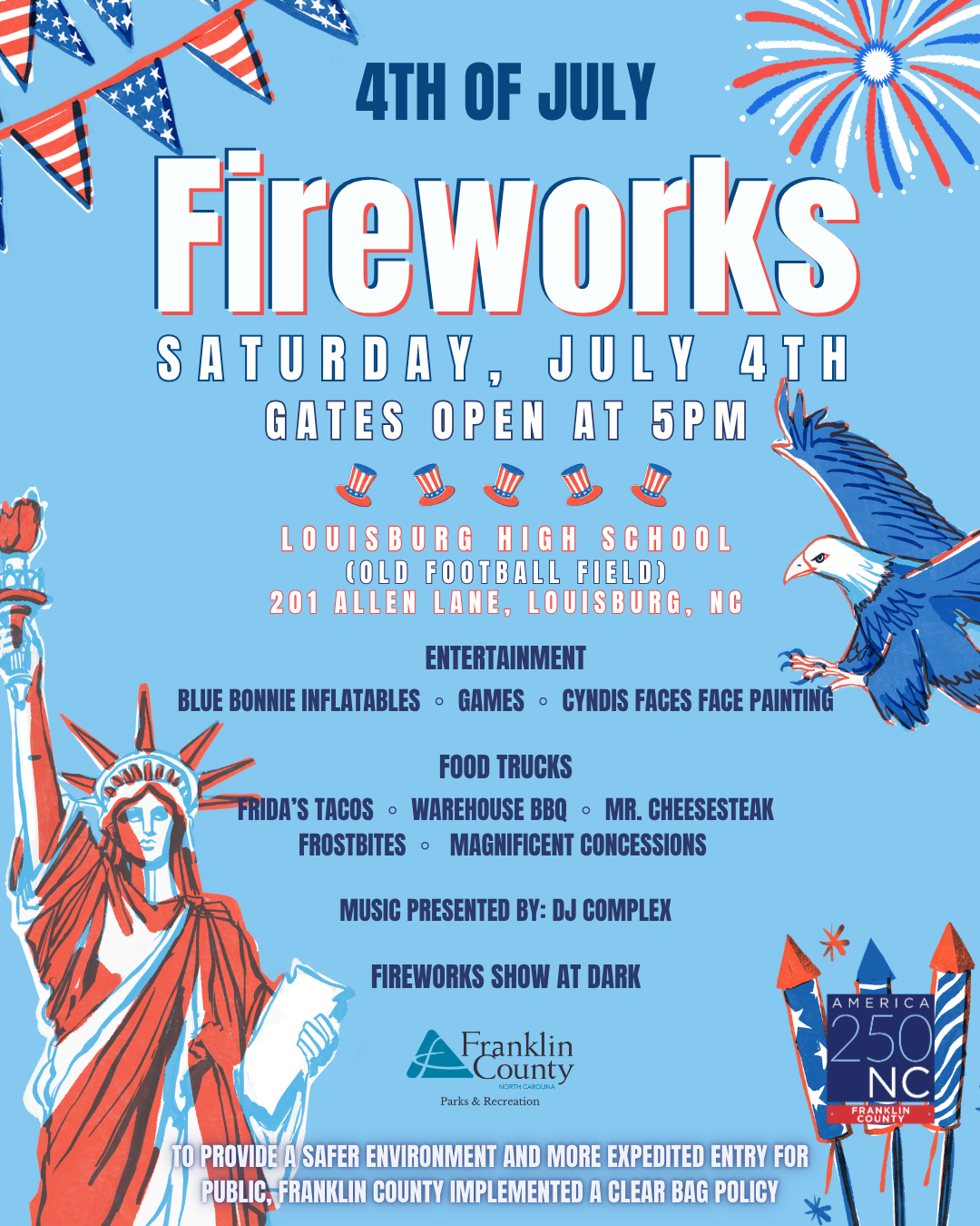 Franklin County - July 4th w/Fireworks