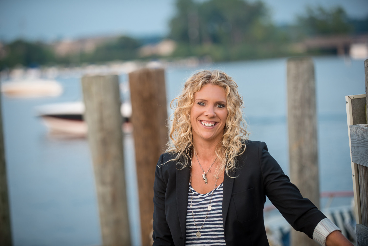 Shoreline Insurance Group owner Allison Kraus pictured in Excelsior Bay.