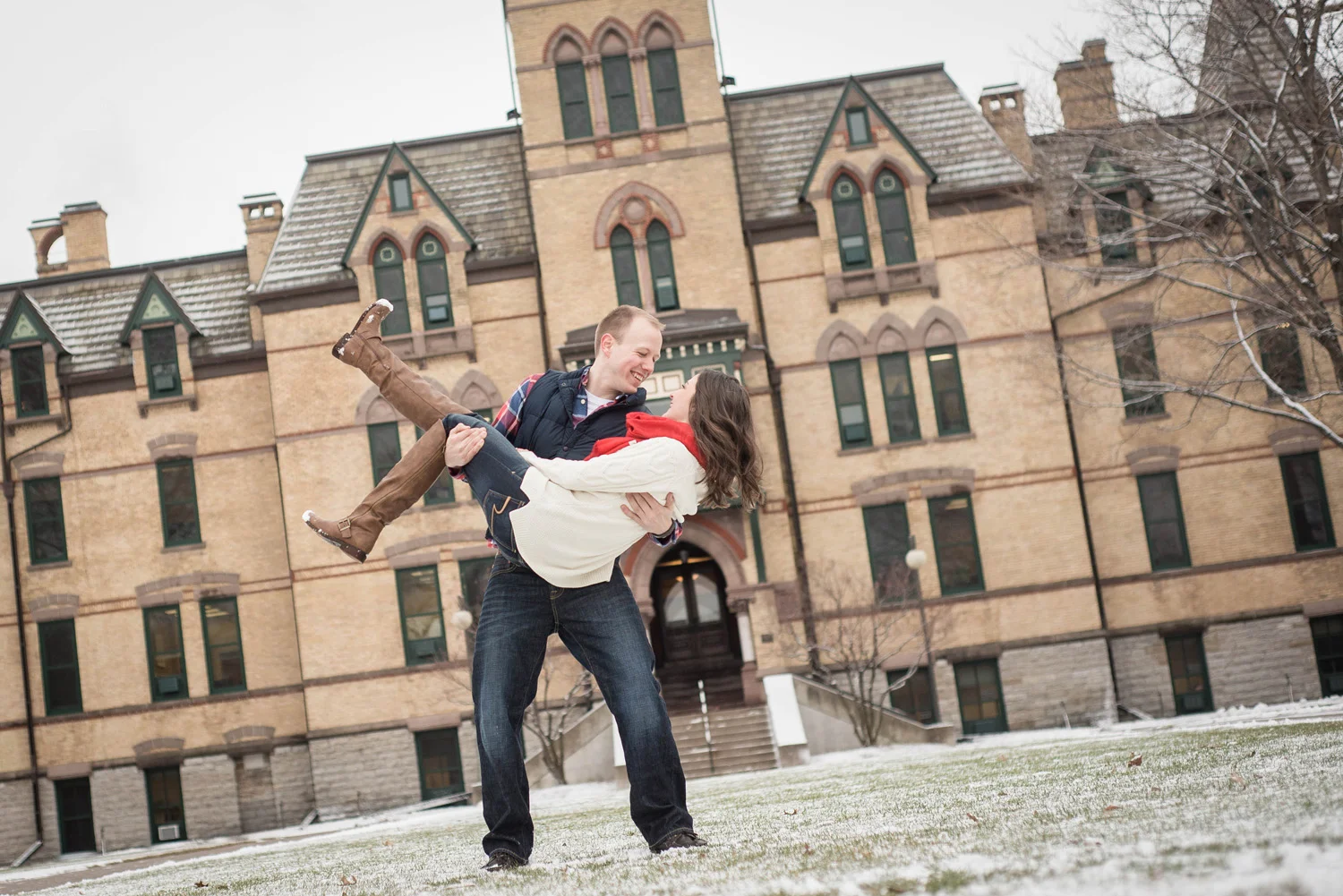 St. Paul Winter Engagement Photo Session | Jon and Lorelei