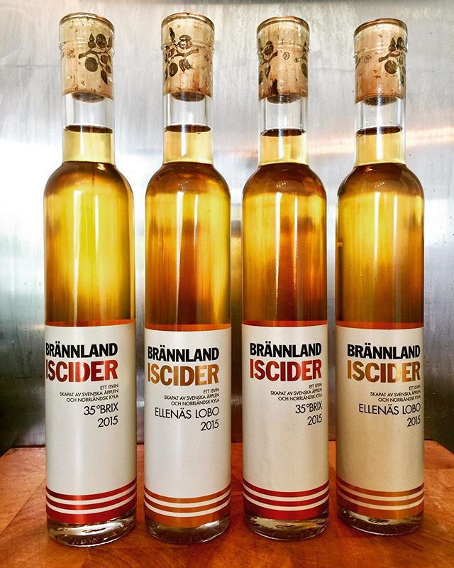 Four bottles of ice cider from @brannlandcider this is THE REAL DEAL ICE CIDER, excited to give these a try!!! #icecider #iceciders #icecidertasting #br&auml;nnland #brannlandiscider #brannlandcider #br&auml;nnlandcider #br&auml;nnlandsiscider #cider