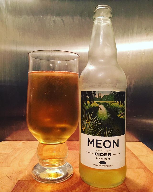 Medium Cider from @meon_valley_cider #cider #ciders #craftcider #craftciders #ciderlover