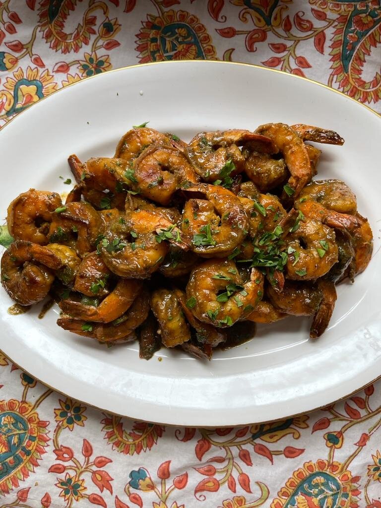 RECIPE: Caribbean Green Shrimp