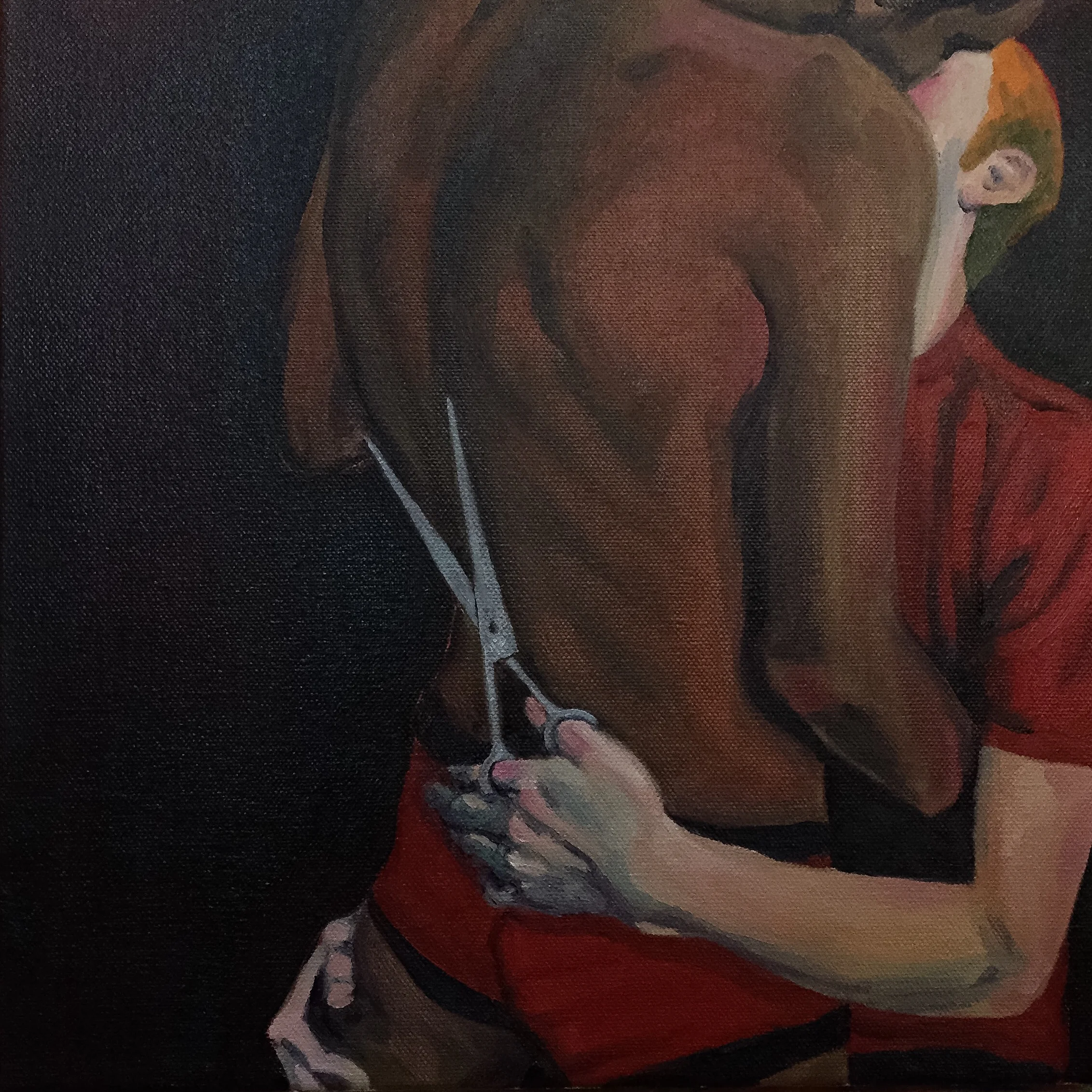 This is a small one, a 12x12". Pretty happy with it, I think.