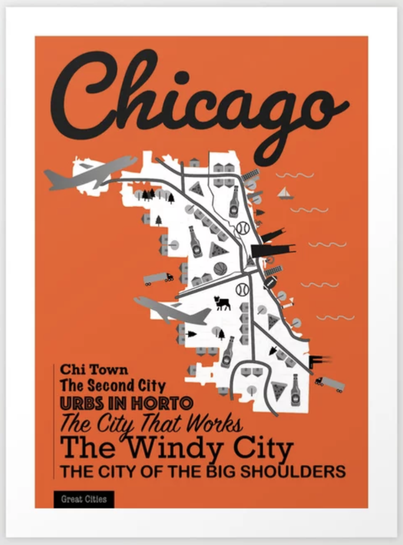 Great Cities: Chicago available on Society6