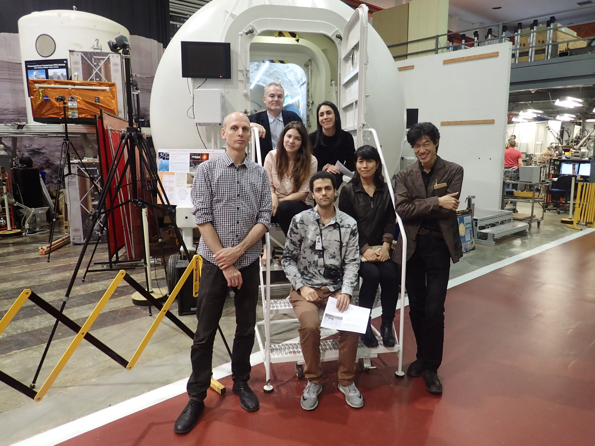 SEArch+ / Space Exploration Architecture at NASA Langley Research Institute collaborating on Mars Ice Home, a new concept for mars architecture, a mars home, living in space, and a house on mars.