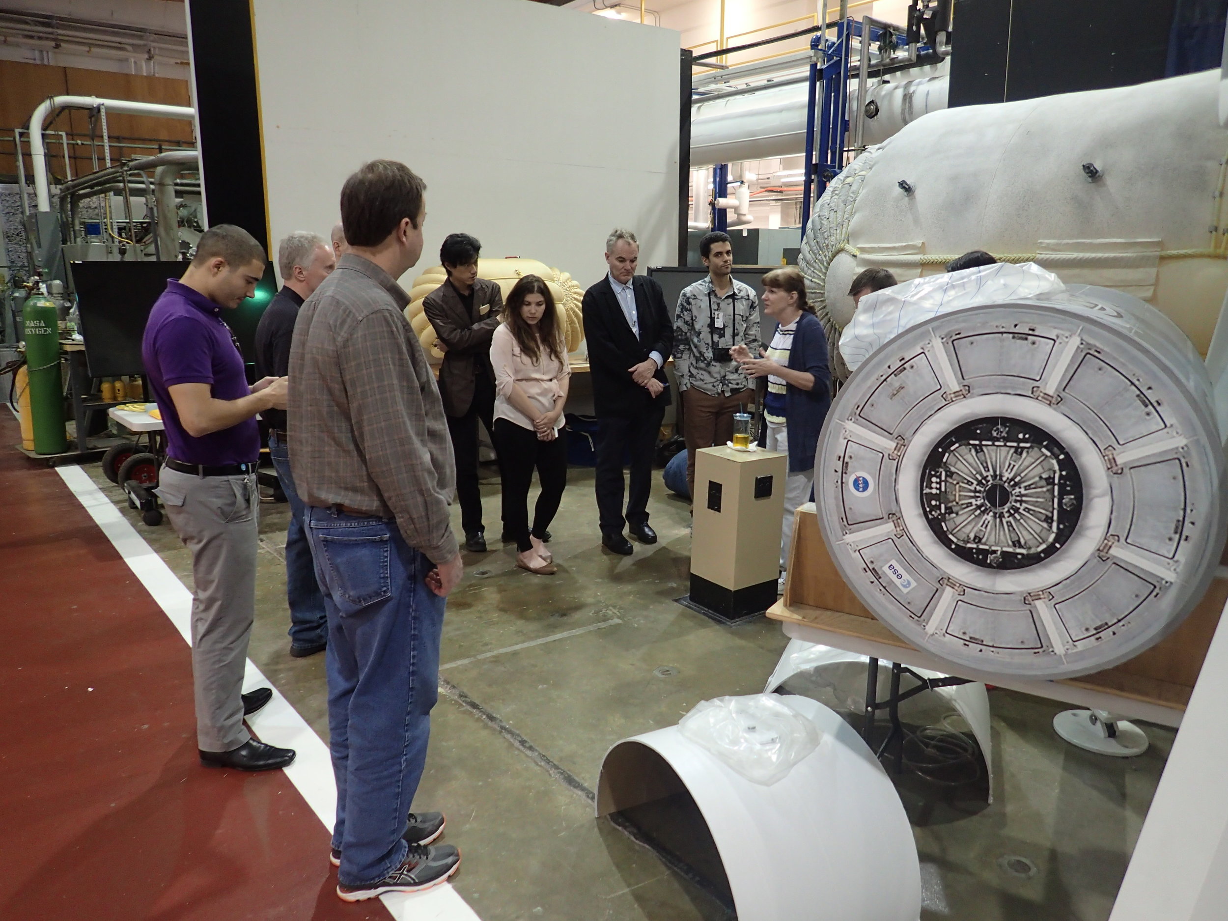 SEArch+ team at NASA Langley Research Center collaborating on Mars Ice Home, a new concept for living in space and a house on mars. Ice Home is a house in space and a home on Mars.